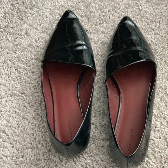 COPY - Black Zara Flats (No box) - Picture 2 of 4
